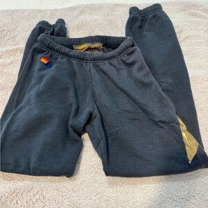 Aviator Nation Lightening bolt sweatpants